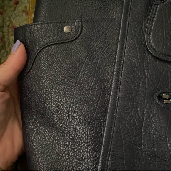 Coach tote bag. Barely used. Great condition navy blue - Picture 10 of 11